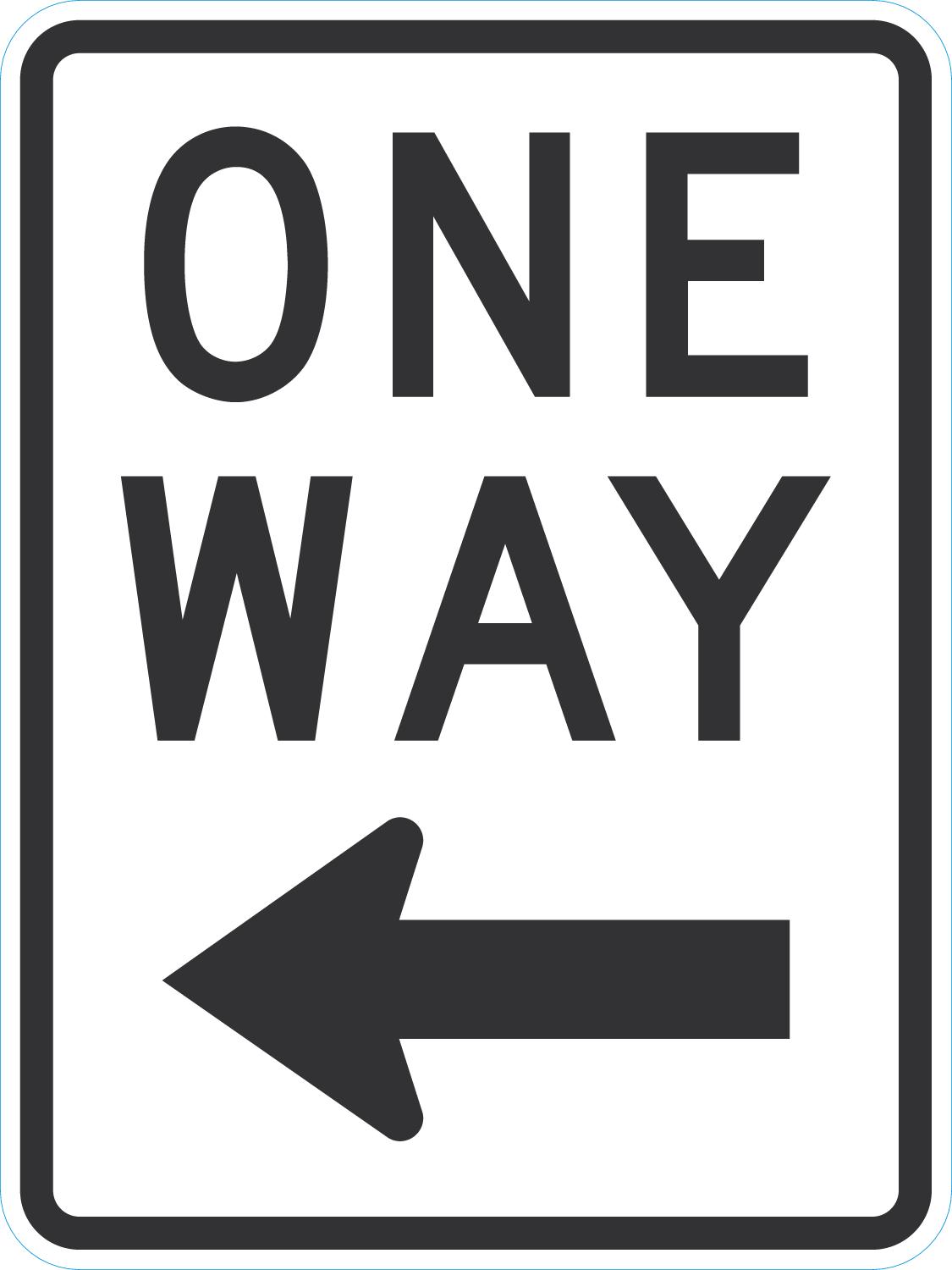 One Way (Left Arrow)