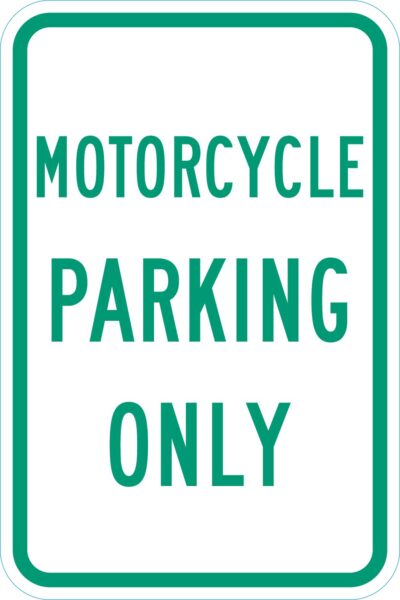 Motorcycle Parking Only