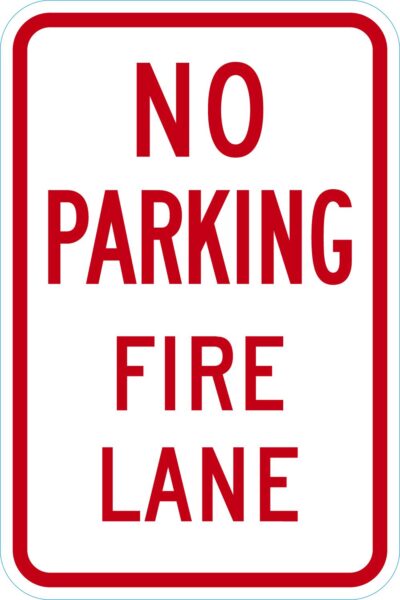 No Parking Fire Lane