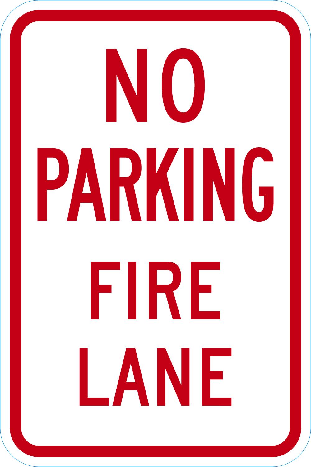 No Parking Fire Lane - Image 2