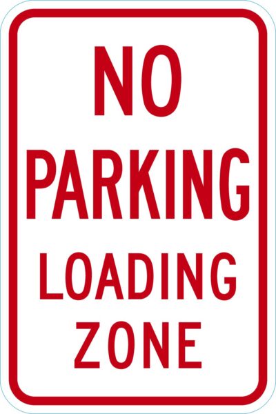 No Parking Loading Zone
