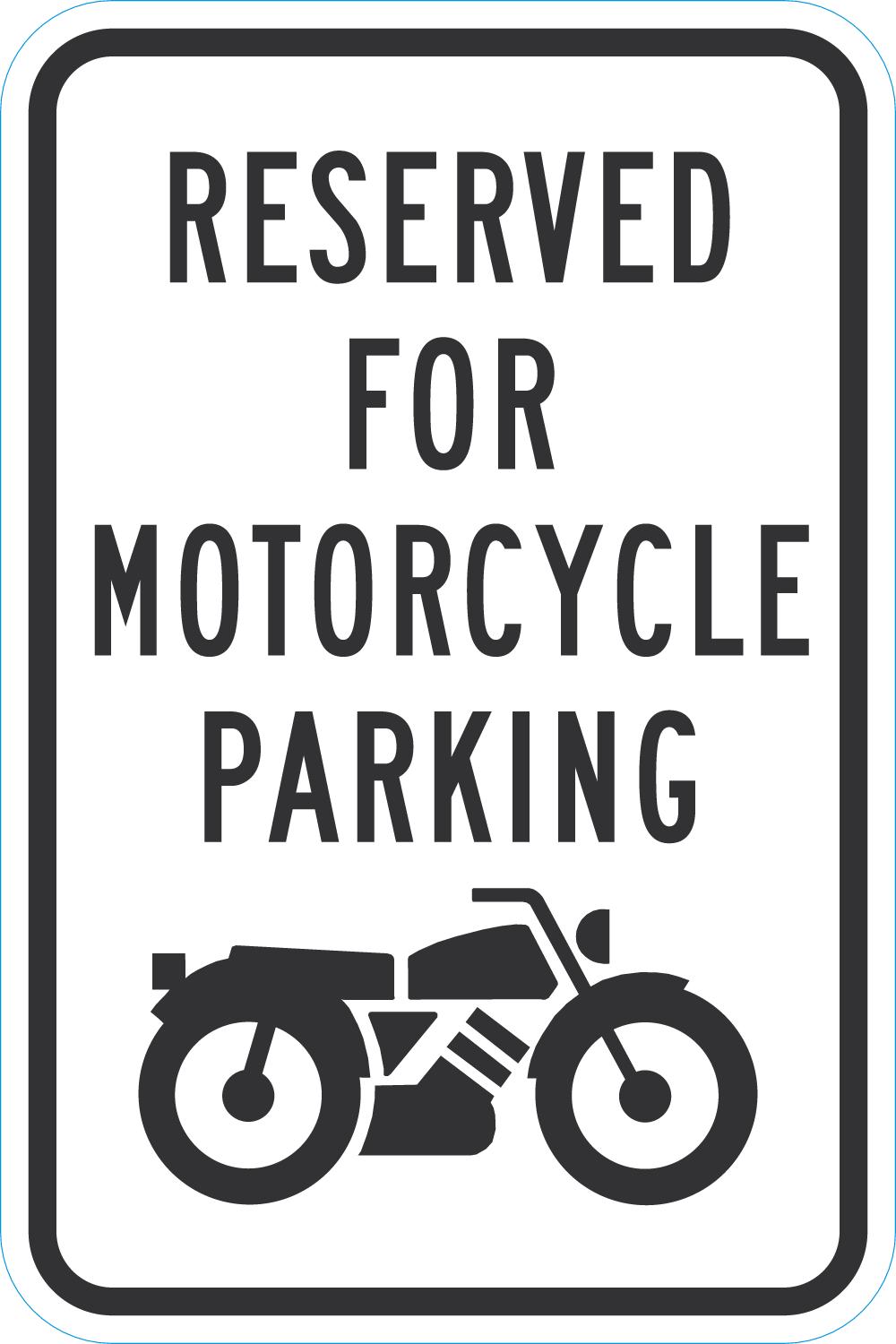Reserved For Motorcycle Parking (Sym) - Image 2
