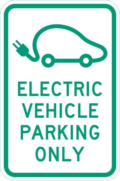High Effeciency Vehicle Parking Only