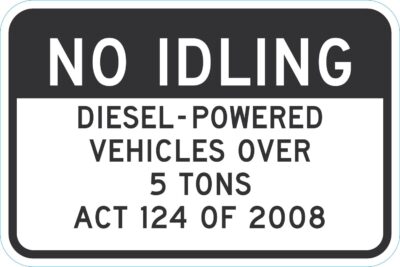 No Idling Diesel Powered Vehicles Over 5 Tons Act 124 Of