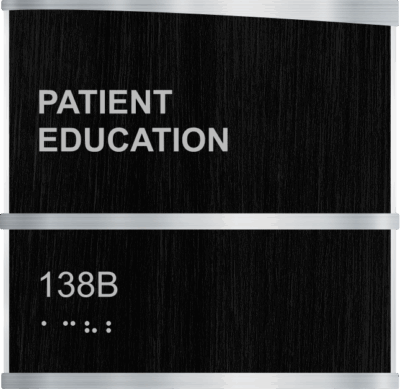 ADA Restroom Sign – Braille & Tactile – 6x9 Aluminum