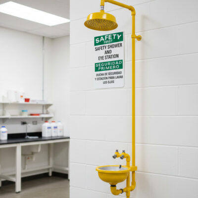 Safety First Safety Shower And Eye Station Seguridad Primero