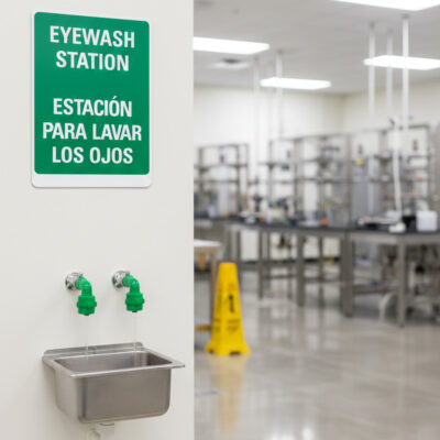 Eyewash Station Estacion Para Lavar Los Ojos