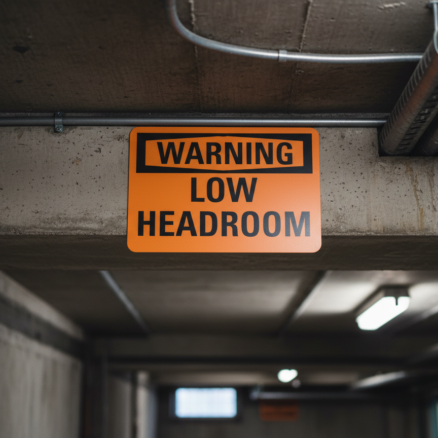 Warning Low headroom