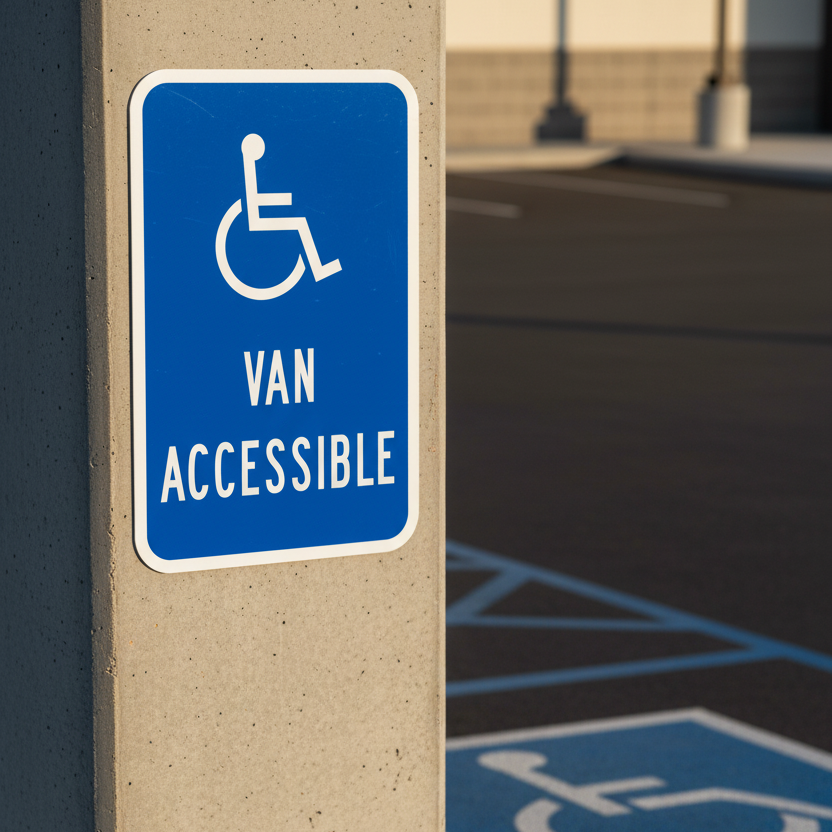 (Handicap Sym) Van Accessible