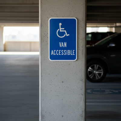 (Handicap Sym) Van Accessible