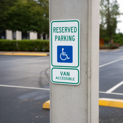 Reserved Parking (HC Sym) Van Accessible