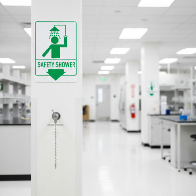 SAFETY SHOWER (EMERGENCY SHOWER PICTOGRAM)