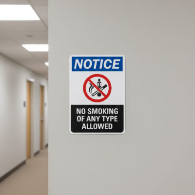 Notice (Sym) No Smoking Of Any Type Allowed