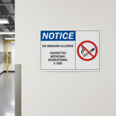 Notice No Smoking Allowed, Cigarettes, Medicinal,