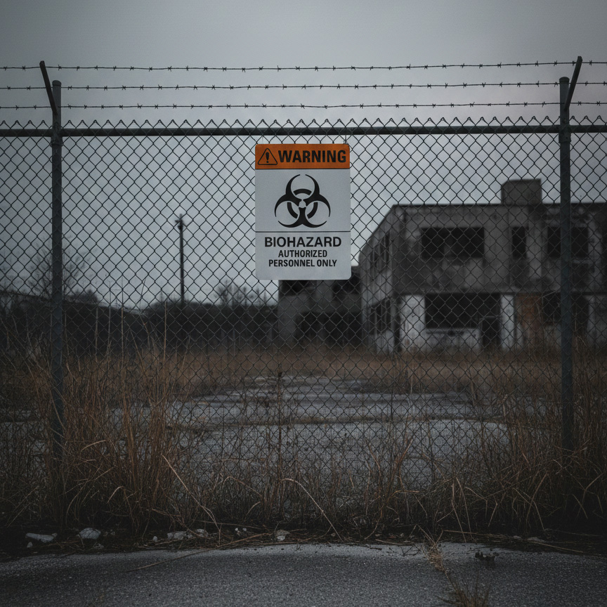 Warning (Sym) Biohazard Authorized Personnel Only