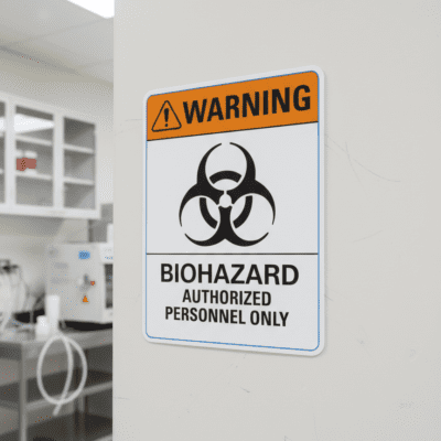 Warning (Sym) Biohazard Authorized Personnel Only