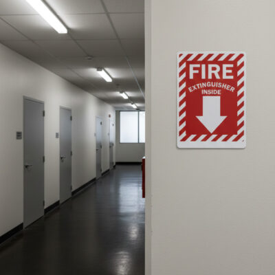 Fire Extinguisher Inside (Down Arrow)
