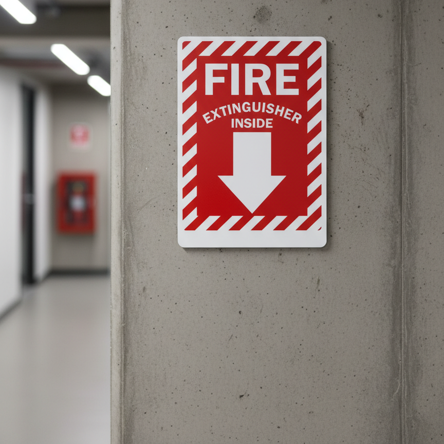 Fire Extinguisher Inside (Down Arrow) - Image 2