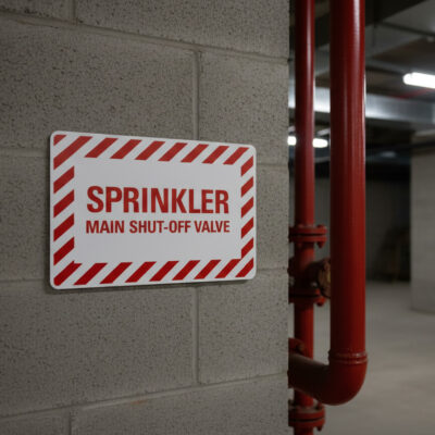 Sprinkler Main Shut-Off Valve