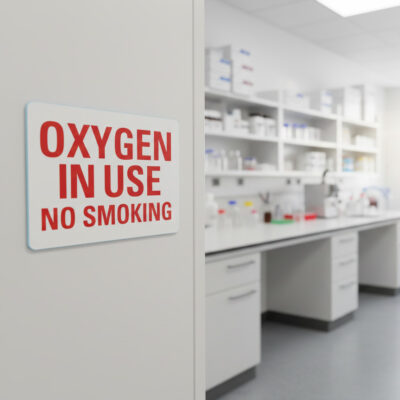 Oxygen In Use No Smoking