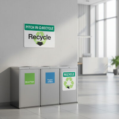 Pitch In (Sym) Recycle Recycle (Down Arrow) (Sym)