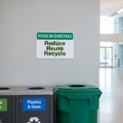 Pitch In (Sym) Recycle Reduce Reuse Recycle (Sym)