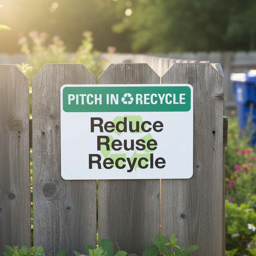 Pitch In (Sym) Recycle Reduce Reuse Recycle (Sym) - Image 2