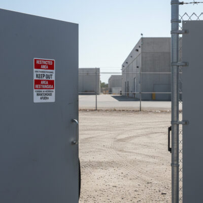 Restricted Area Unauthorized Personnel Keep Out