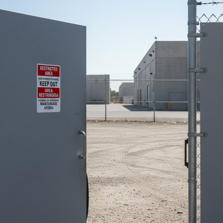 Restricted Area Unauthorized Personnel Keep Out