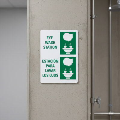 Eye Wash Station (Sym) Estacion Para Lavar Los Ojos (Sym)