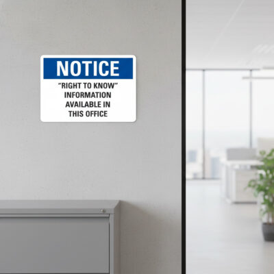 Notice Right To Know Information Available In This Office