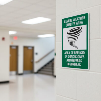 Severe Weather Shelter Area (Sym) Area De Refugio