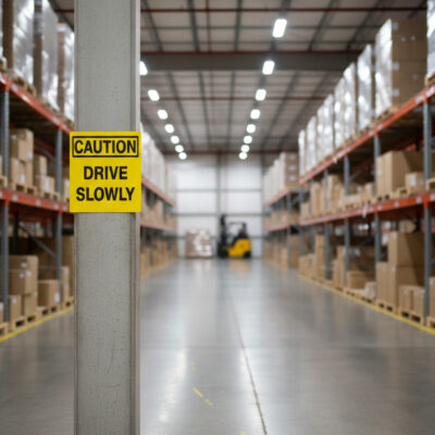 Caution Drive Slowly