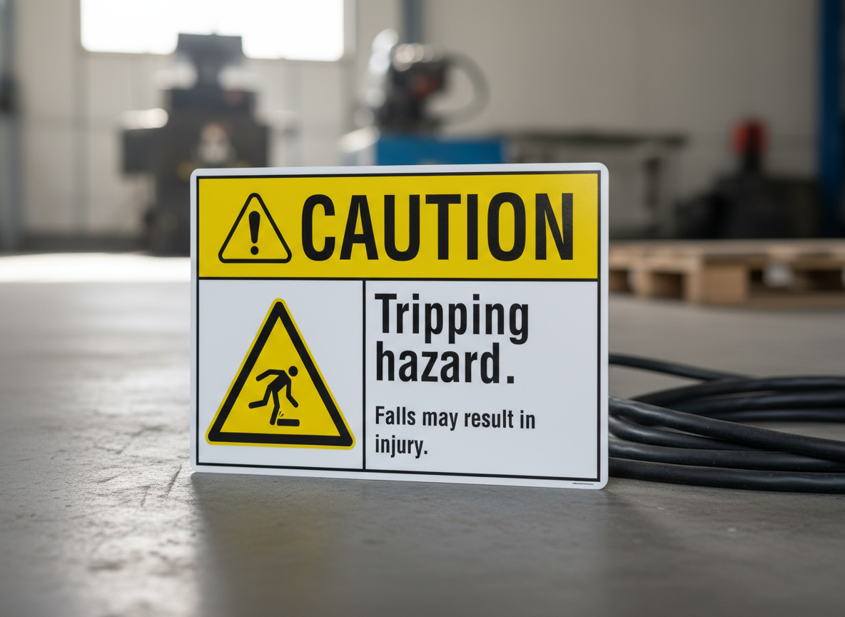 Caution Tripping hazard. Falls may result in injury. - Image 2