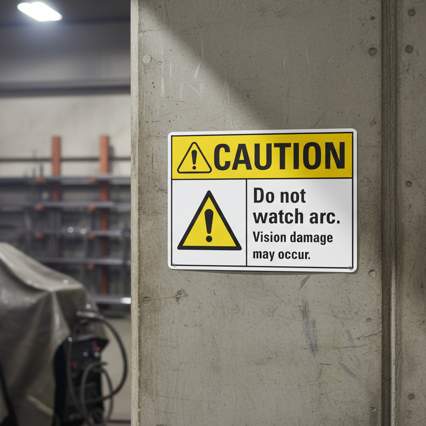 Caution Do Not Watch Arc. Vision Damage May Occur with - Image 2