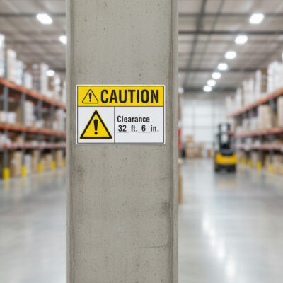 Caution Clearance ___ ft.___in.