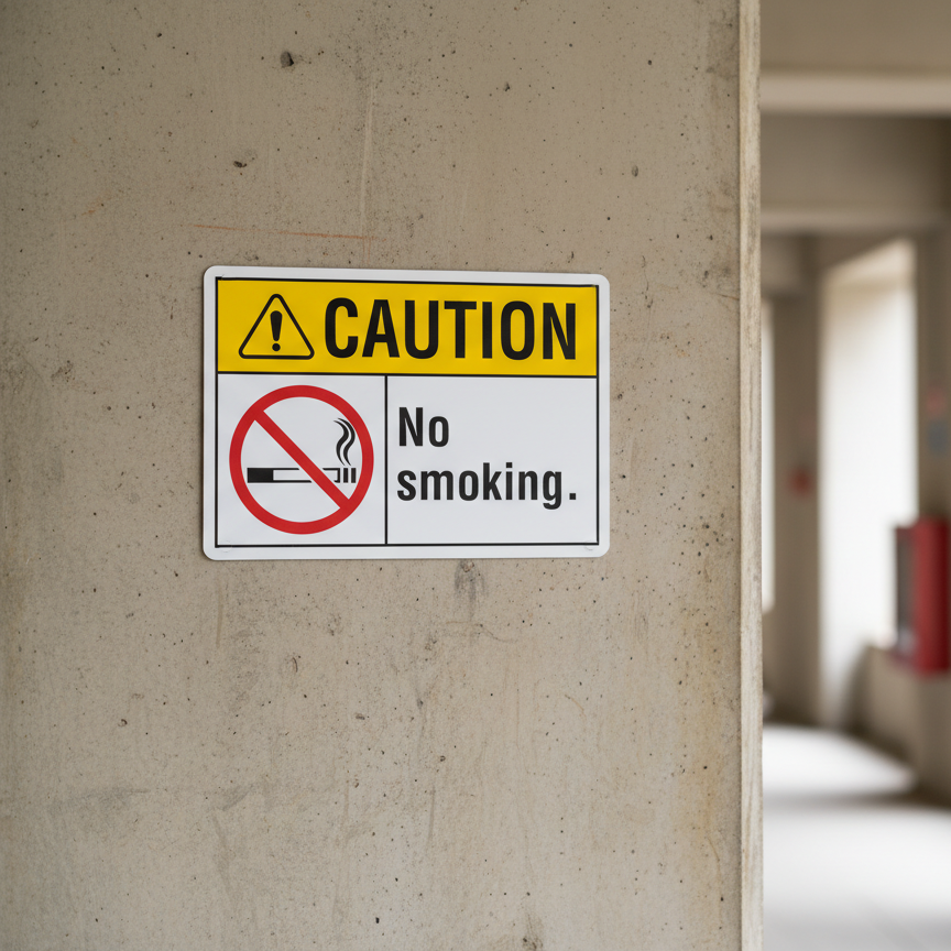 No smoking. English - Image 2