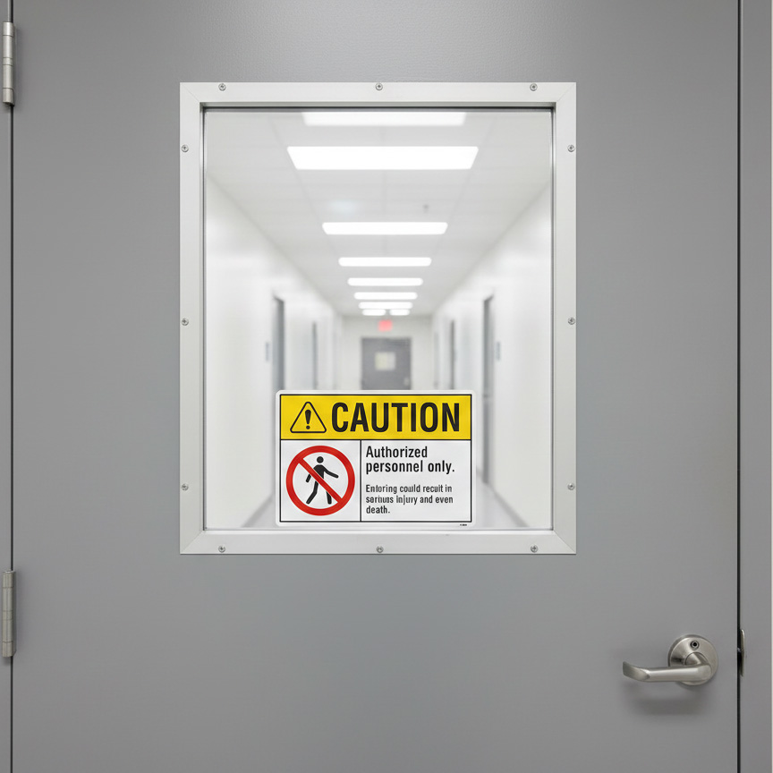 Caution Authorized personnel only. Entering could resul