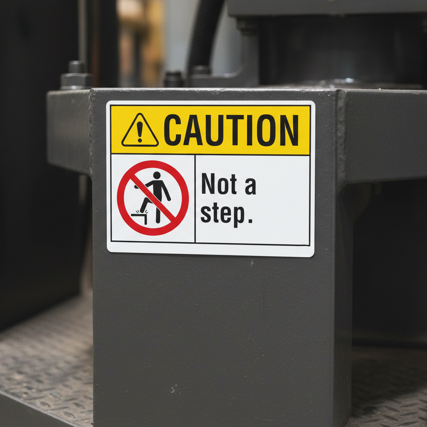 Caution Not a step. - Image 2