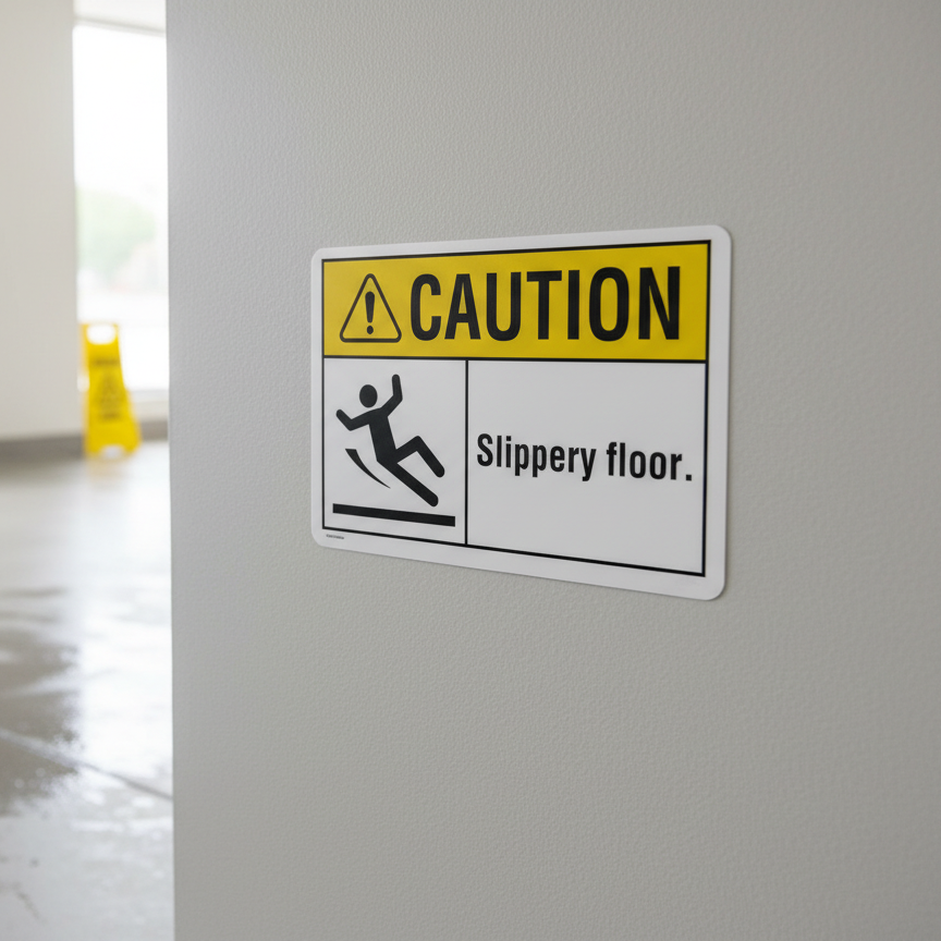 Caution Slippery floor - Image 2