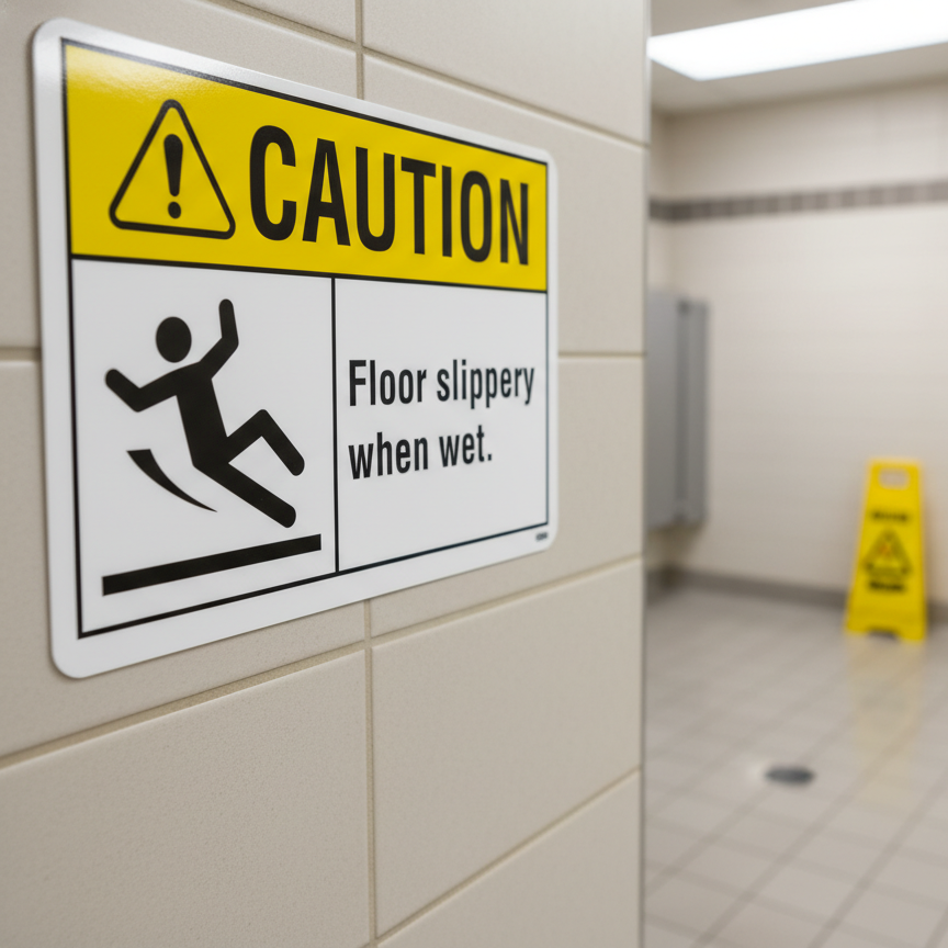 Caution Floor slippery when wet - Image 2