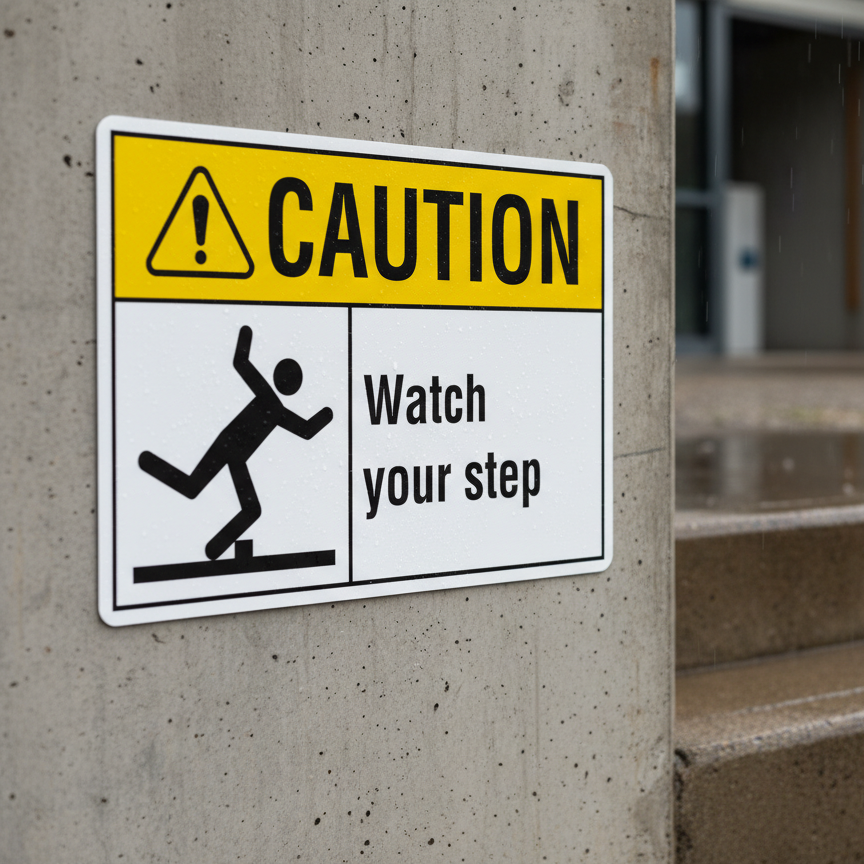 Caution Watch your step - Image 2