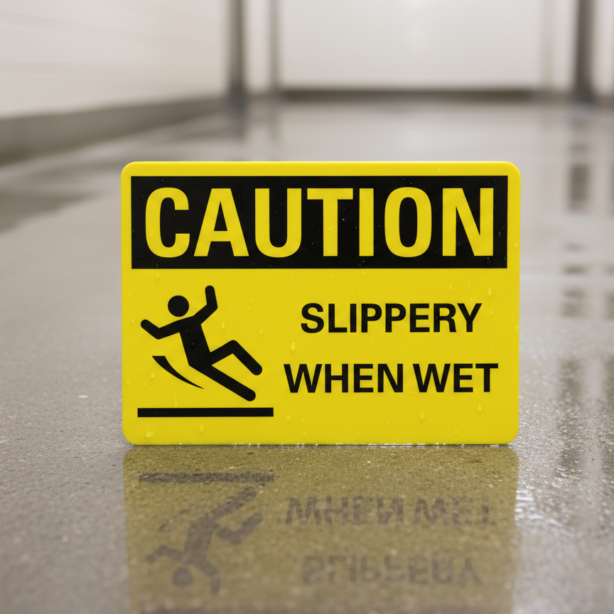 Caution Slippery when wet - Image 2