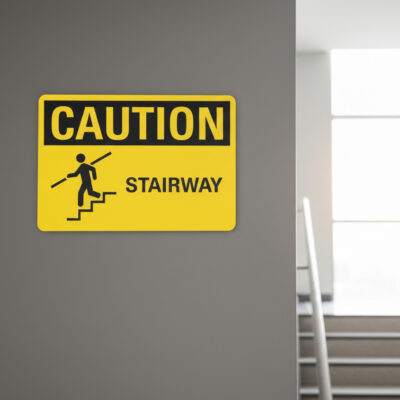Caution Stairway