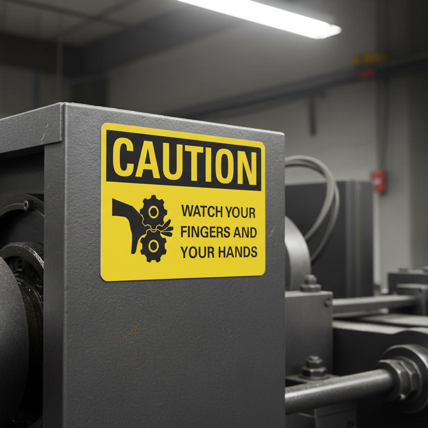 Caution Watch your fingers and your hands - Image 2