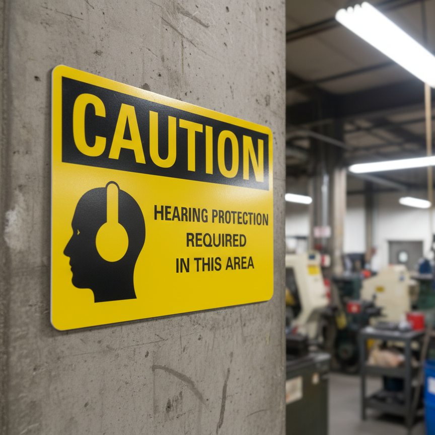 Caution Hearing protection required in this area - Image 2