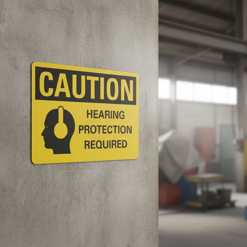 Caution Hearing protection required - Image 2