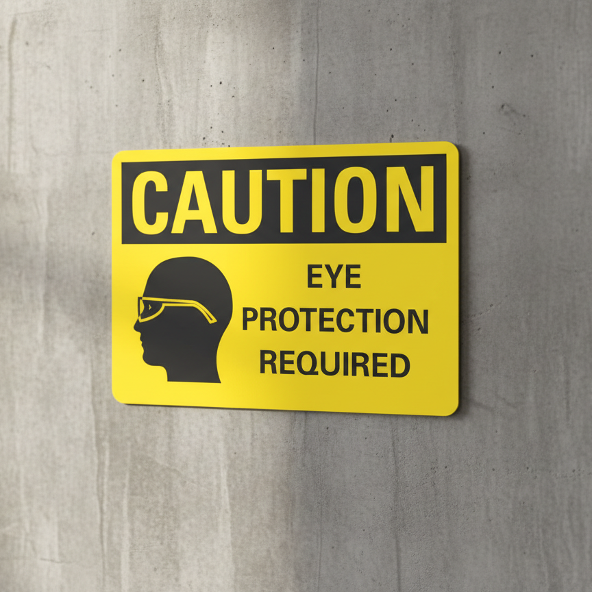 Caution Eye protection required - Image 2