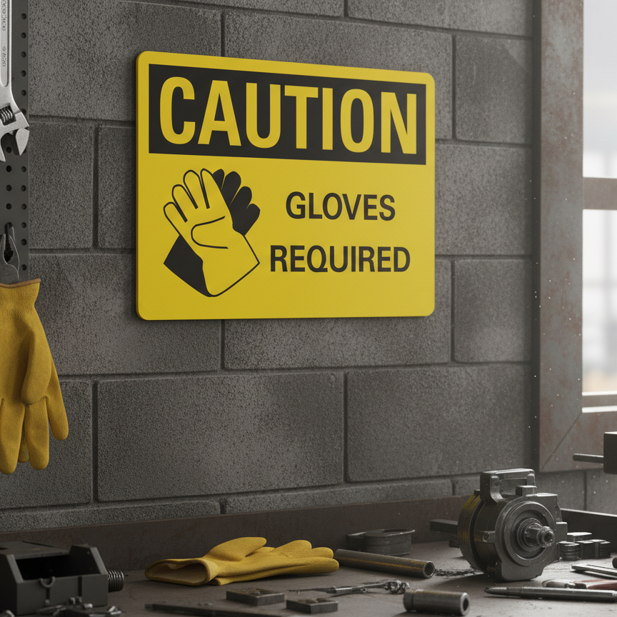 Caution Gloves required - Image 2