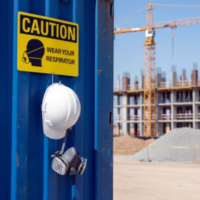 Caution Wear your respirator